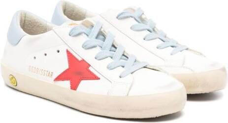 Golden Goose Kids Super Star Classic leren sneakers Wit