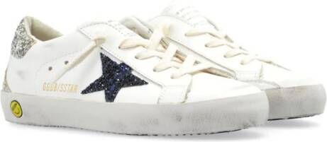 Golden Goose Kids Super-Star leren sneakers Wit