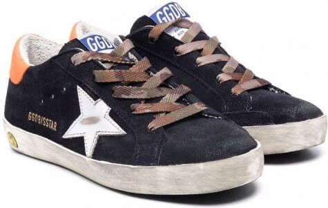 Golden Goose Kids Super-Star low-top sneakers Blauw