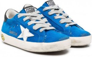 Golden Goose Kids Super-Star low-top sneakers Blauw