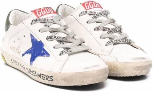 Golden Goose Kids Super-Star low-top sneakers Wit