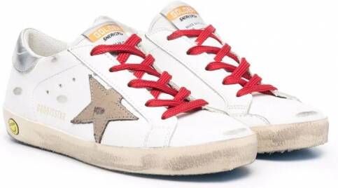 Golden Goose Kids Super-Star low-top sneakers Wit