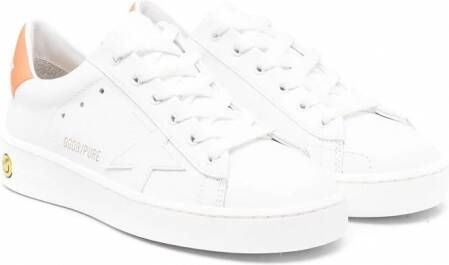 Golden Goose Kids Super-Star low-top sneakers Wit