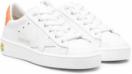 Golden Goose Kids Super-Star low-top sneakers Wit