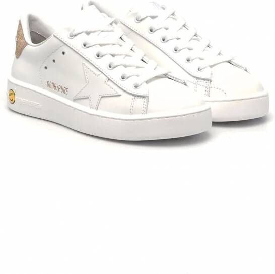 Golden Goose Kids Super-Star low-top sneakers Wit