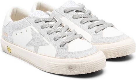 Golden Goose Kids Super-Star low-top sneakers Wit