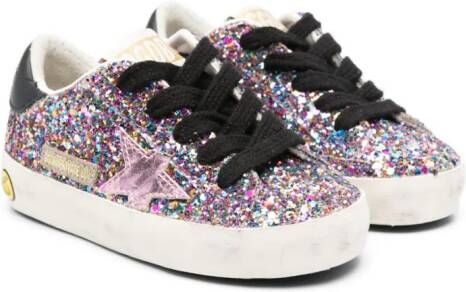 Golden Goose Kids Super-Star sneakers met glitters Roze