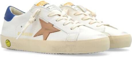 Golden Goose Kids Super-Star Young leren sneakers Wit