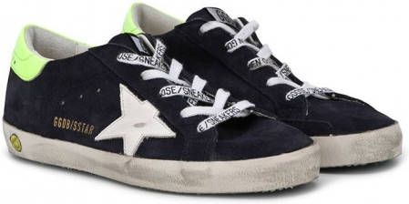 Golden Goose Kids Superstar low-top sneakers Blauw