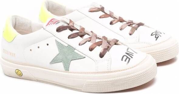 Golden Goose Kids Superstar low-top sneakers Wit