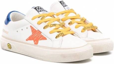 Golden Goose Kids Superstar low-top sneakers Wit