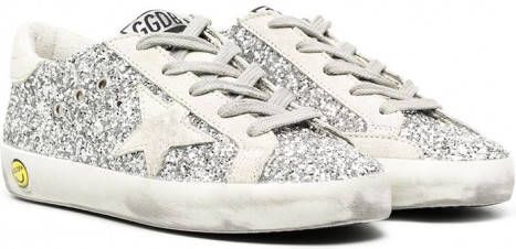 Golden Goose Kids Superstar low-top sneakers Zilver