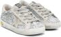 Golden Goose Kids Superstar sneakers met glitter Zilver - Thumbnail 1