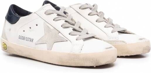 Golden Goose Kids Superstar sneakers Wit