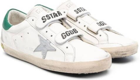 Golden Goose Kids Super-Star sneakers met klittenband Wit