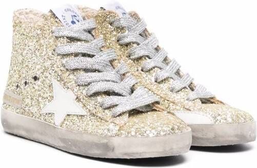 Golden Goose Kids x Bonpoint sneakers met glitter Goud