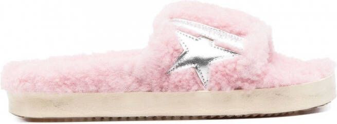 Golden Goose Lammy slippers Roze