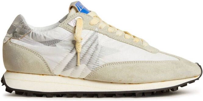 Golden Goose Marathon sneakers met vlakken Wit