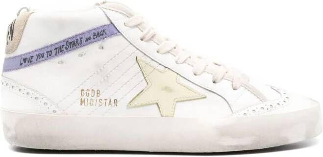 Golden Goose Mid Star high-top sneakers Wit