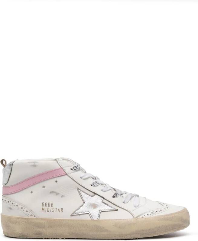 Golden Goose Mid Star high-top sneakers Wit