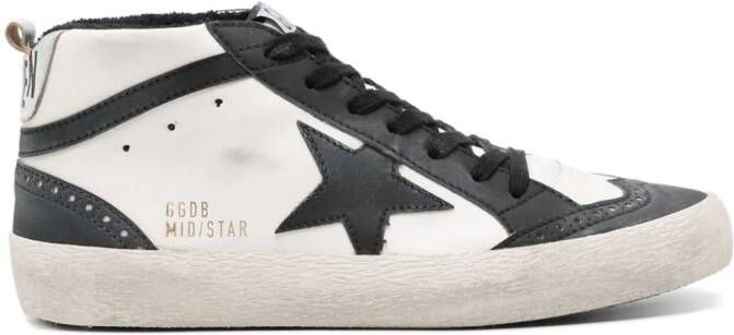 Golden Goose Mid Star high-top sneakers Wit