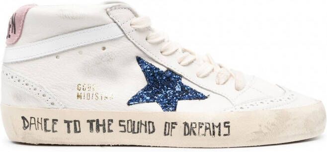 Golden Goose Mid Star sneakers Wit