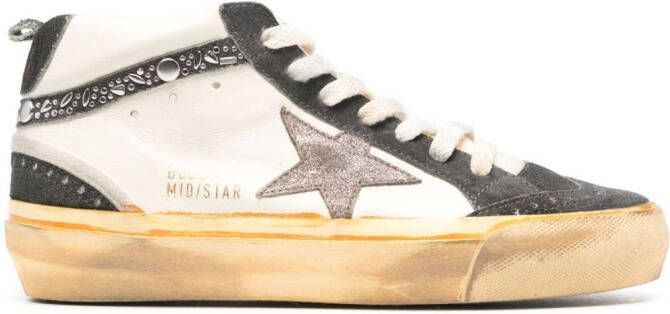 Golden Goose Mid Star low-top sneakers Wit