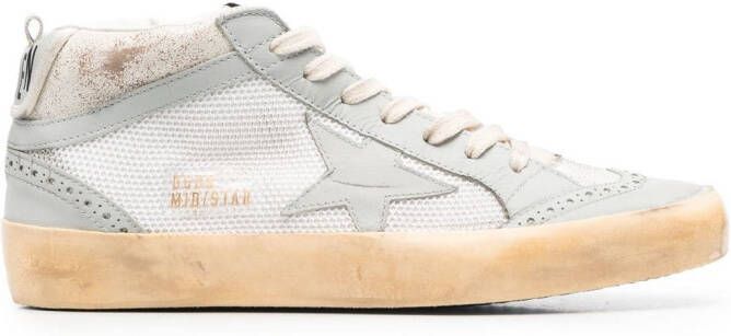 Golden Goose Mid Star sneakers Wit