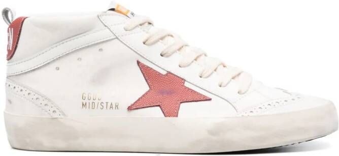 Golden Goose Mid Star sneakers Wit