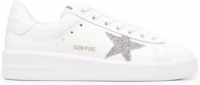 Golden Goose Purestar leren sneakers Wit