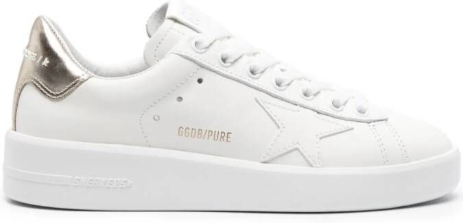 Golden Goose Purestar leren sneakers Wit