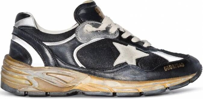 Golden Goose Running Daddy Net low-top sneakers Zwart