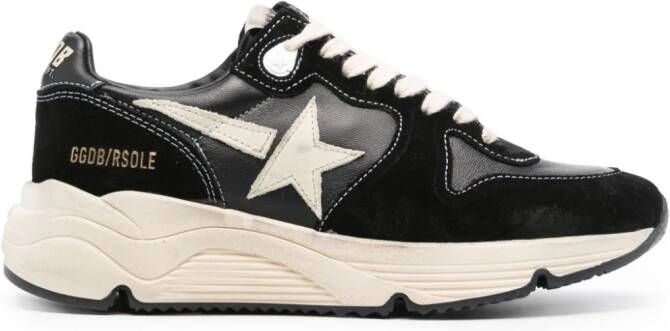 Golden Goose Running Sole sneakers met vlakken Zwart