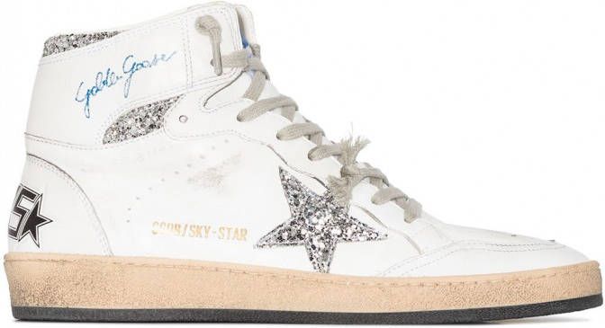 Golden Goose Sky-Star high-top sneakers Wit