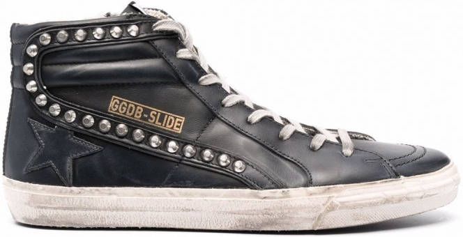 Golden Goose Slide Classic high-top sneakers Zwart