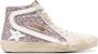 Golden Goose Slide glitter-detail sneakers Roze - Thumbnail 1