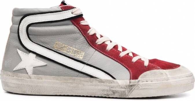 Golden Goose Slide high-top sneakers Grijs