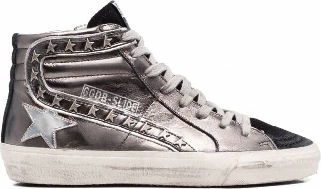 Golden Goose Slide high-top sneakers Grijs