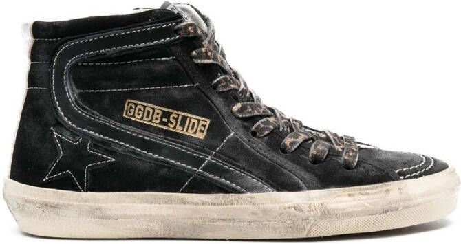 Golden Goose Slide high-top sneakers Zwart
