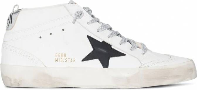 Golden Goose Sneakers met sterpatch Wit