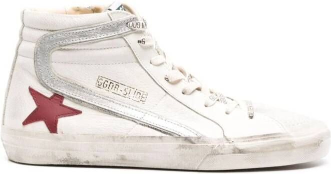 Golden Goose Sneakers met sterpatch Wit