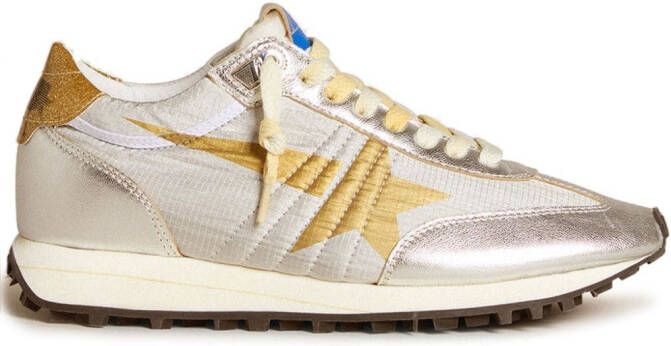 Golden Goose Sneakers met sterrenprint Zilver