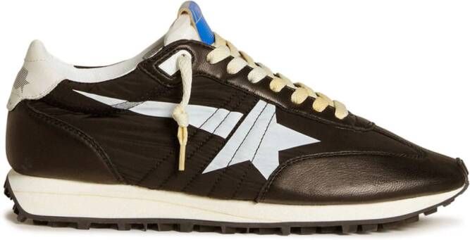 Golden Goose Sneakers met leren hak Zwart