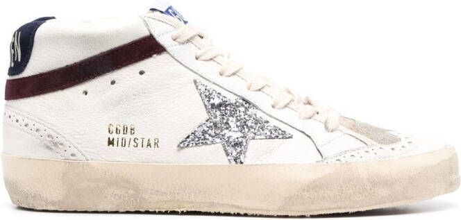 Golden Goose Sneakers met sterpatch Wit