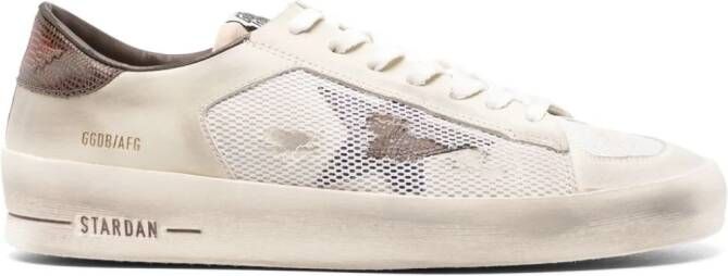 Golden Goose Stardan sneakers met mesh Beige