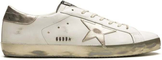Golden Goose "Super-Star Classic White Black sneakers" Wit