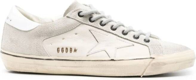 Golden Goose Super-Star gerafelde sneakers Grijs