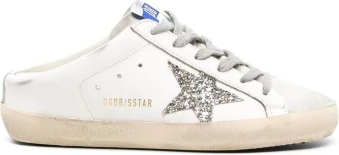 Golden Goose Superstar leren muiltjes Wit