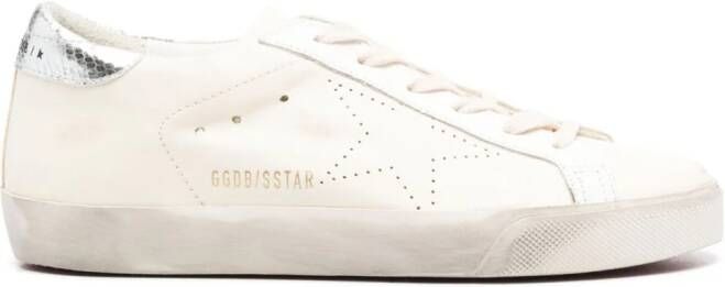 Golden Goose Super-Star leren sneakers Beige