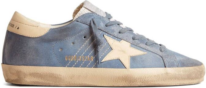 Golden Goose Super Star leren sneakers Blauw